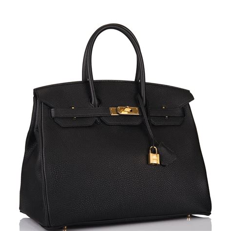 hermes birkin bag schwarz gold|hermes birkin black bag price.